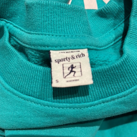 Sporty & Rich Athletic Club Crewneck Sweatshirt - Picture 6 of 6